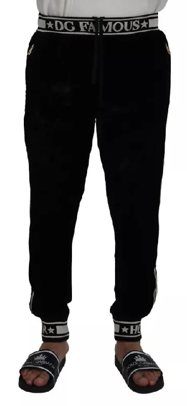 Black Jogger Jogging Trouser Cotton Pants Trousers Denim Blue