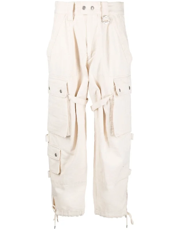 Isabel Marant Trousers Beige Trousers High Rise Slim Fit