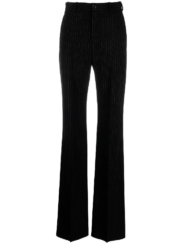 Balenciaga Trousers Black Trousers Culottes Wide Leg