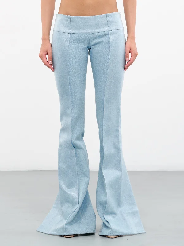 Tailored Trousers (RTW005-SUZAN-COASTAL-FOG) Trousers stylish elegant