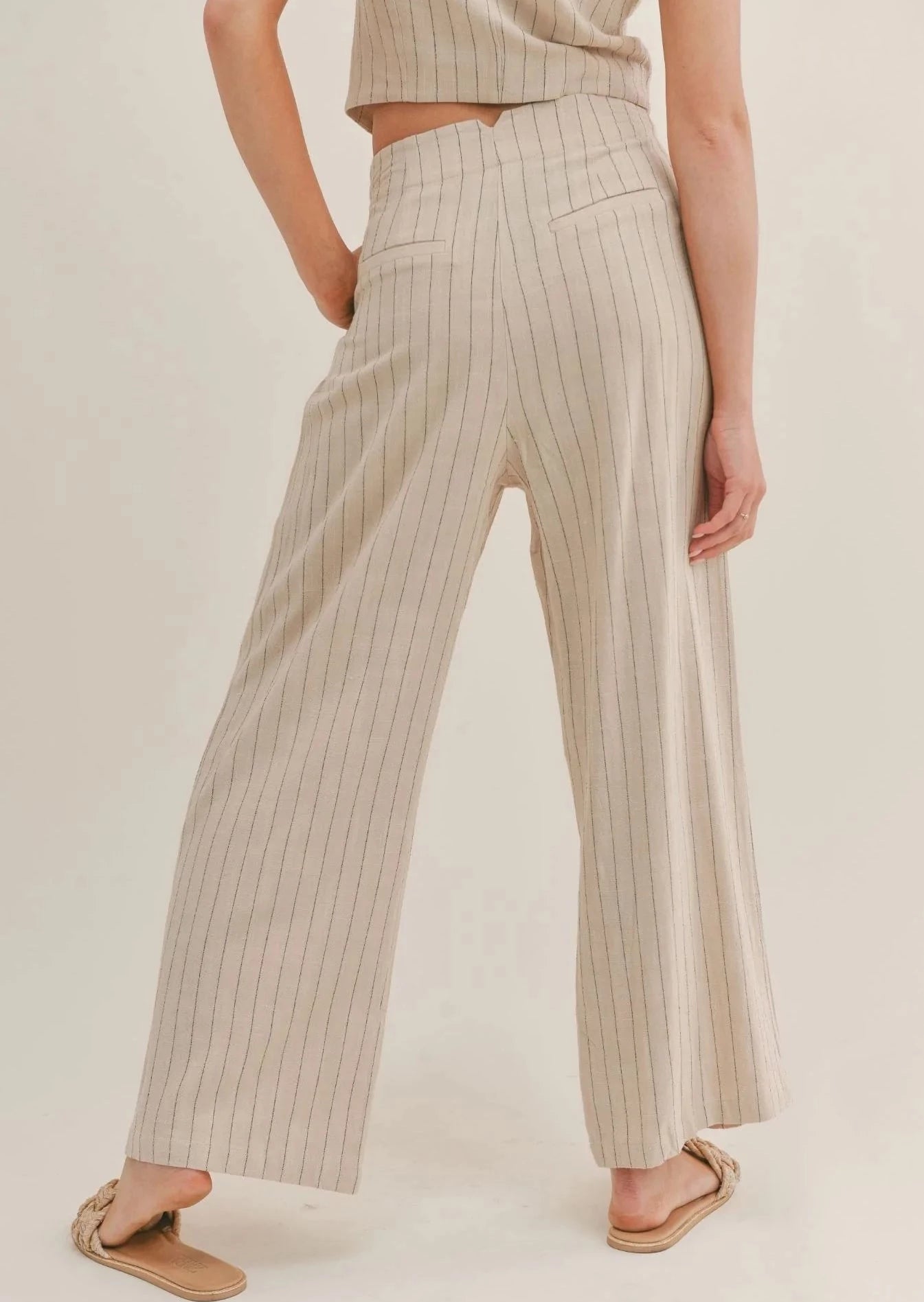 pinstripe trouser pant Trousers Tapered Slim Fit