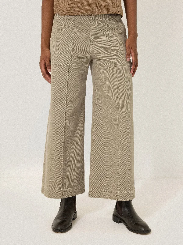 Denim Sailor Trouser | Brown Trousers Occasion Special