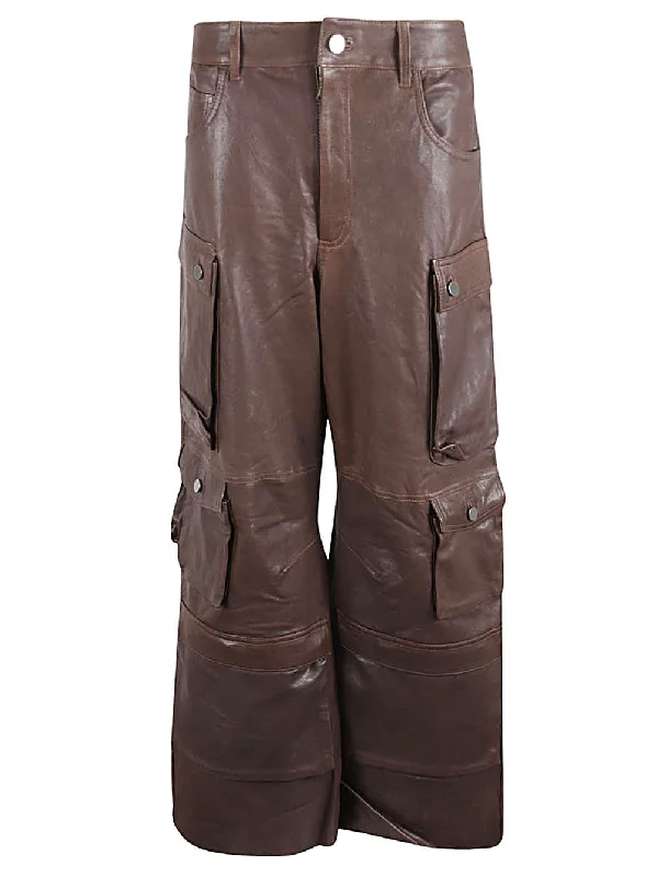 Fermas.club Trousers Brown Trousers Occasion Special