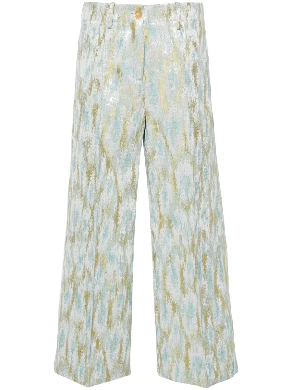 Erika Cavallini Semi-couture Trousers Multicolour Trousers Custom Made