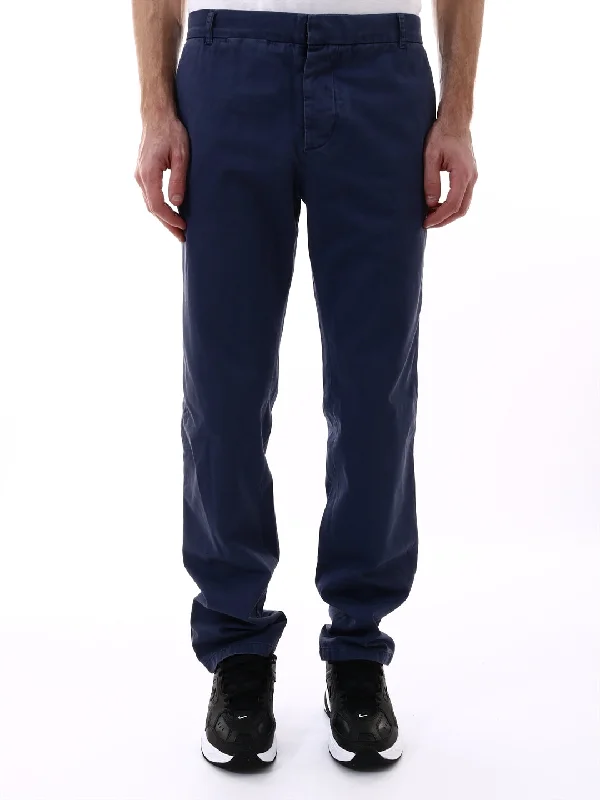 Trousers Blue Trousers fashionable chic