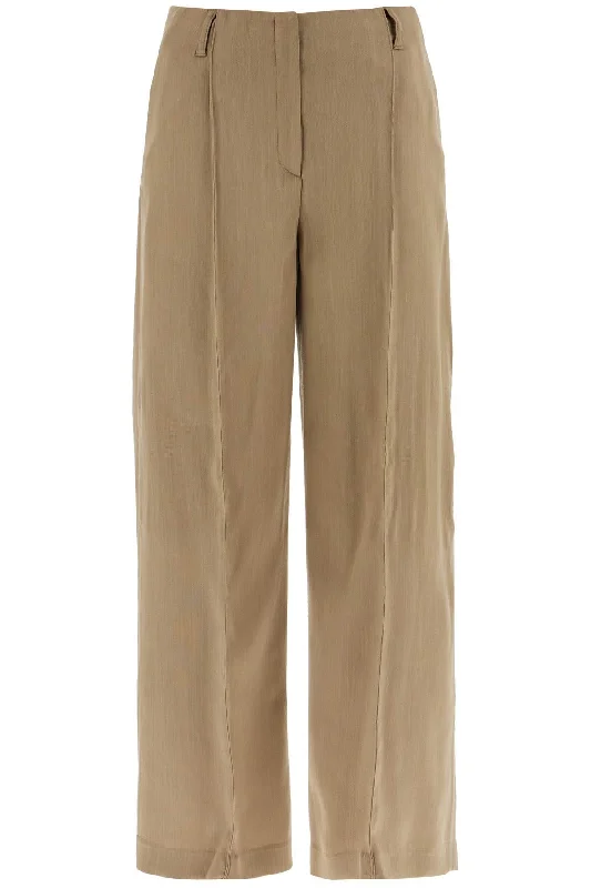 Tailored Wool Blend Trousers Trousers Lace Delicate