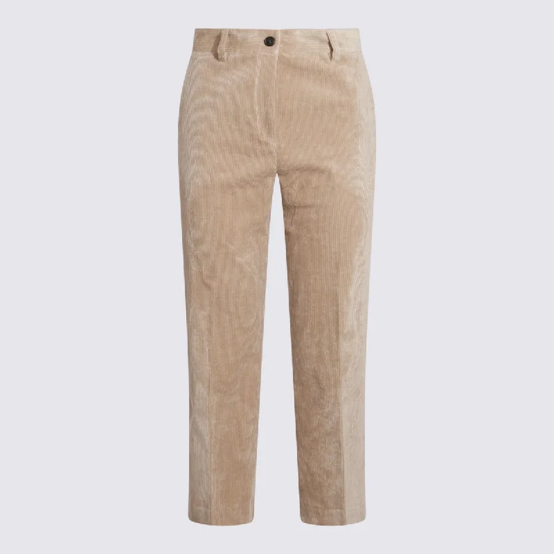 Antonelli Firenze Trousers Beige Trousers Wedding White