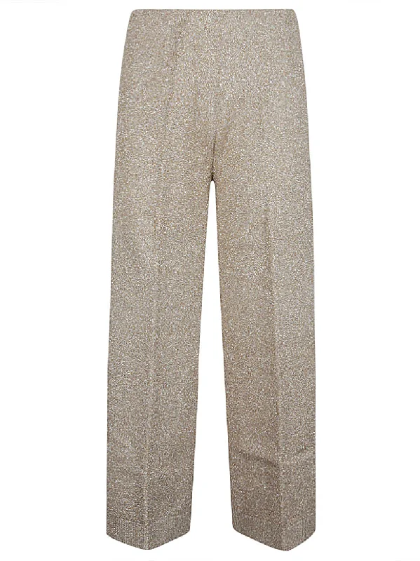 Circus Hotel Trousers Golden Trousers Velvet Soft