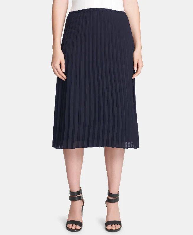 DKNY Pleated Midi Skirt cashmere skirt fine