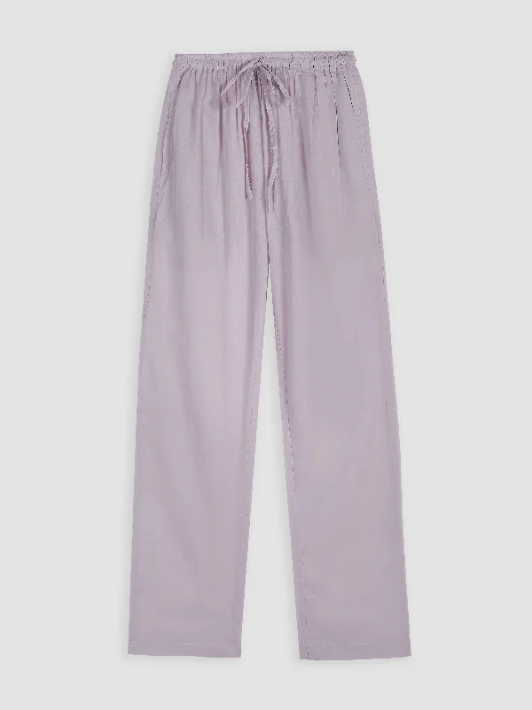 ESSENTIAL TROUSERS IN LAVANDER Trousers Tapered Slim Fit