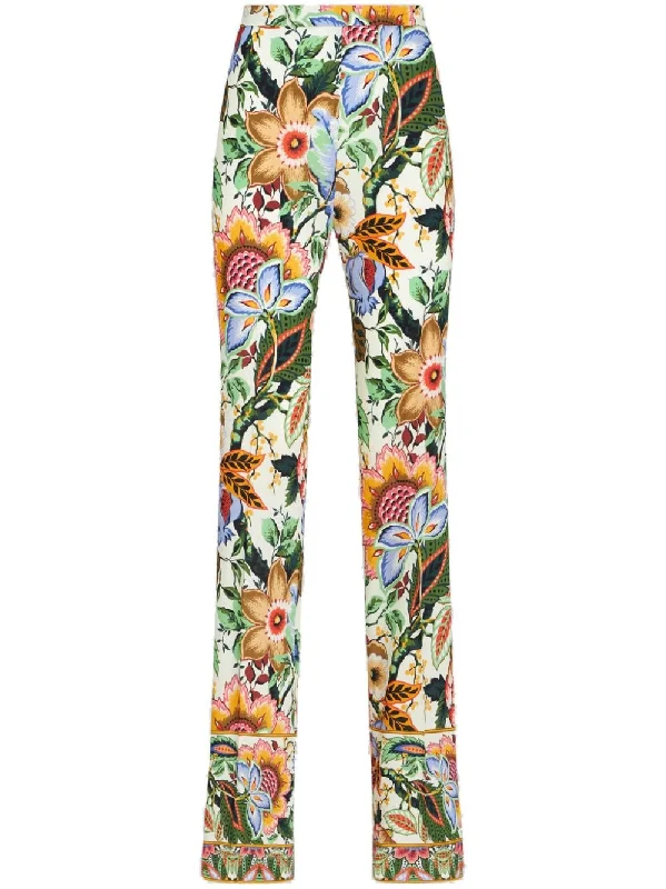 Etro Trousers White Trousers Exclusive Limited