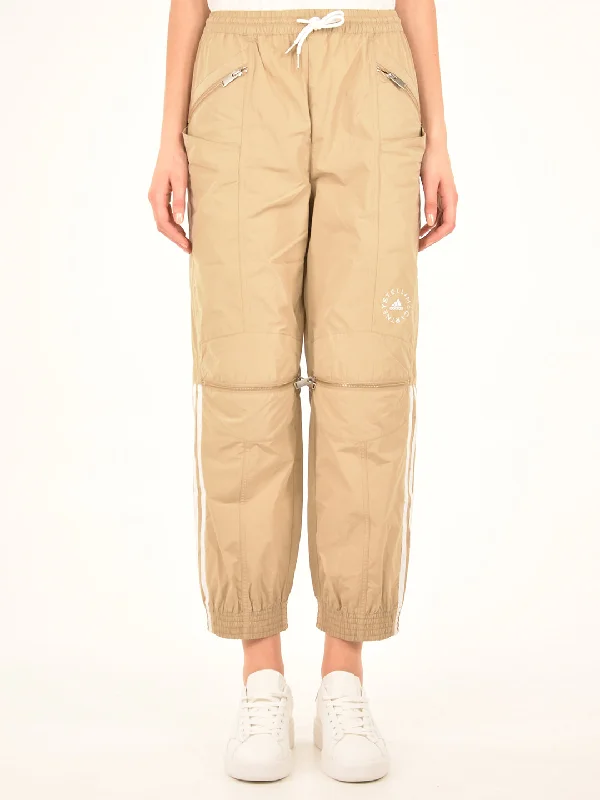 Beige Sports Trousers Trousers practical durable