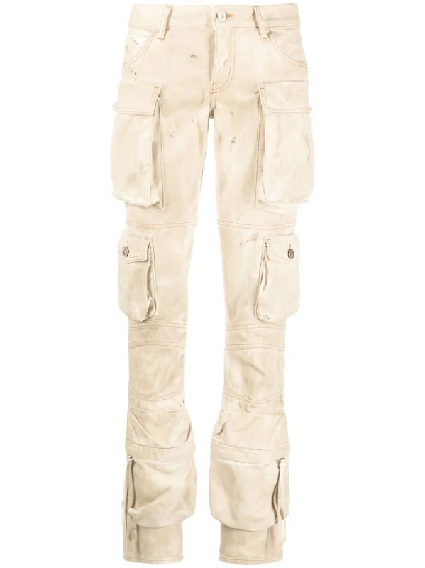 The Attico Trousers Beige Trousers Travel Practical