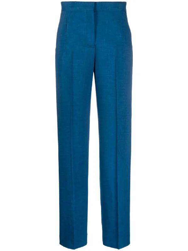 Tory Burch Trousers Blue Trousers Handmade Artisanal