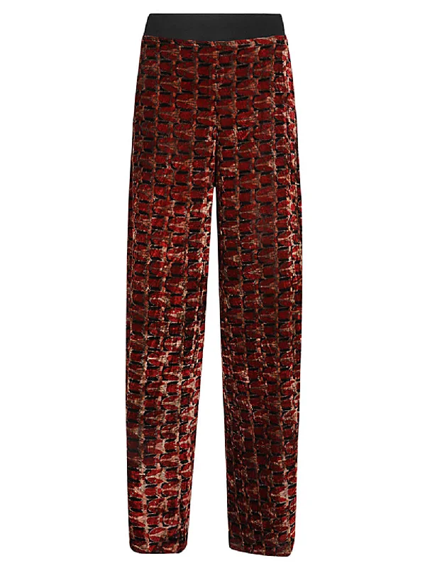 Obidi Trousers Red Trousers Seasonal Trendy