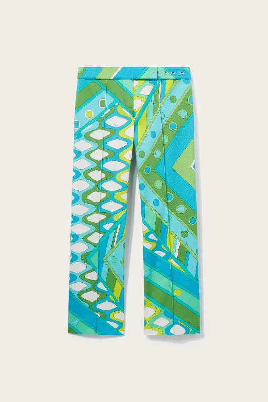 Vivara-Print Trousers Trousers stylish elegant