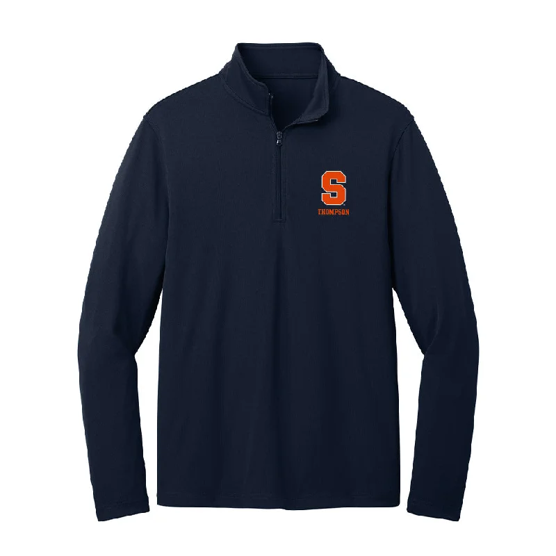 Syracuse - NCAA Women's Ice Hockey : Sarah Thompson - Lightweight Quarter Zip Jacket Striped Jacket Polka Dot Jacket Floral Jacket