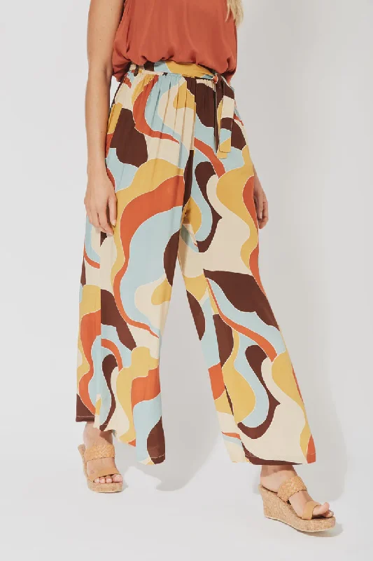 Saba palazzo pants with pockets Wide-Leg Free Shipping,