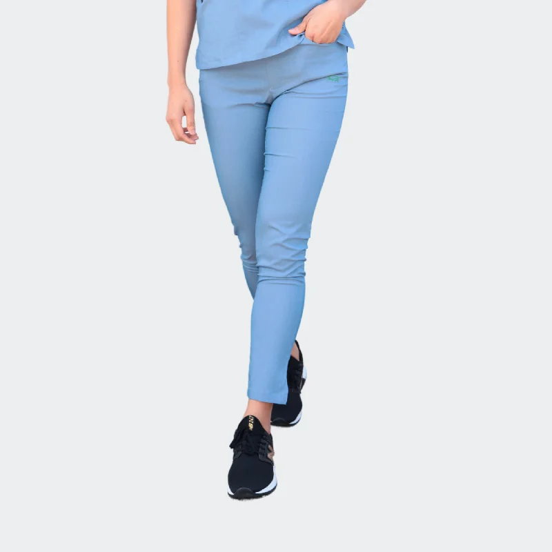 Women's 8560 Slim Fit Scrub Pant Denim Wide-Leg,