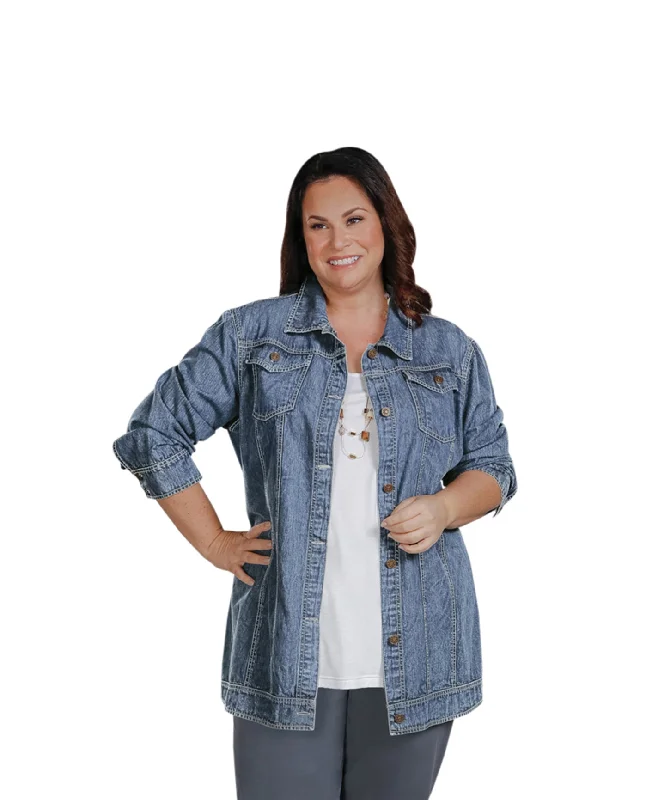 On The Plus Side Rydel Denim Plus Size Jacket Lace Jacket Ribbed Jacket Sequined Jacket