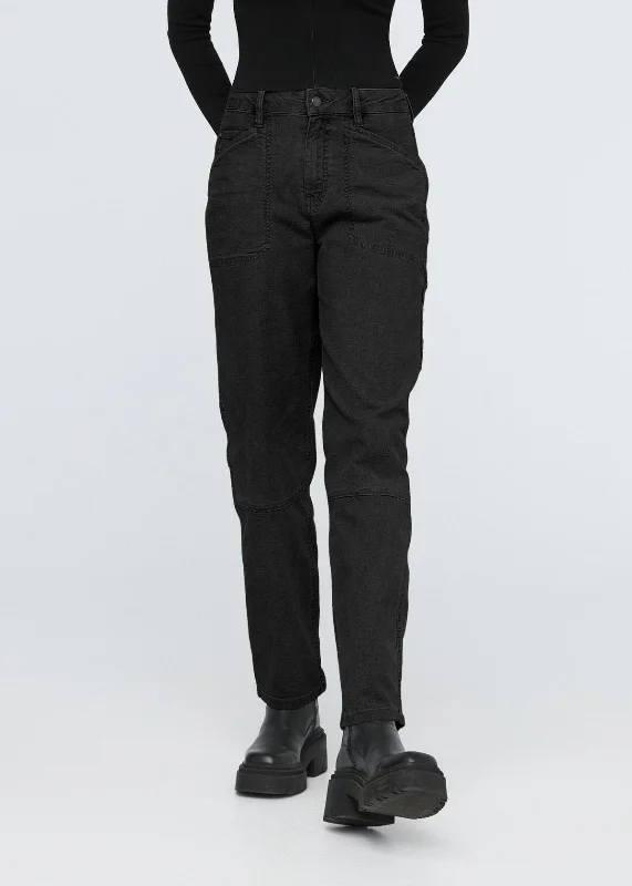 Stretch Canvas Utility Pant - Black Limited Edition Crop,