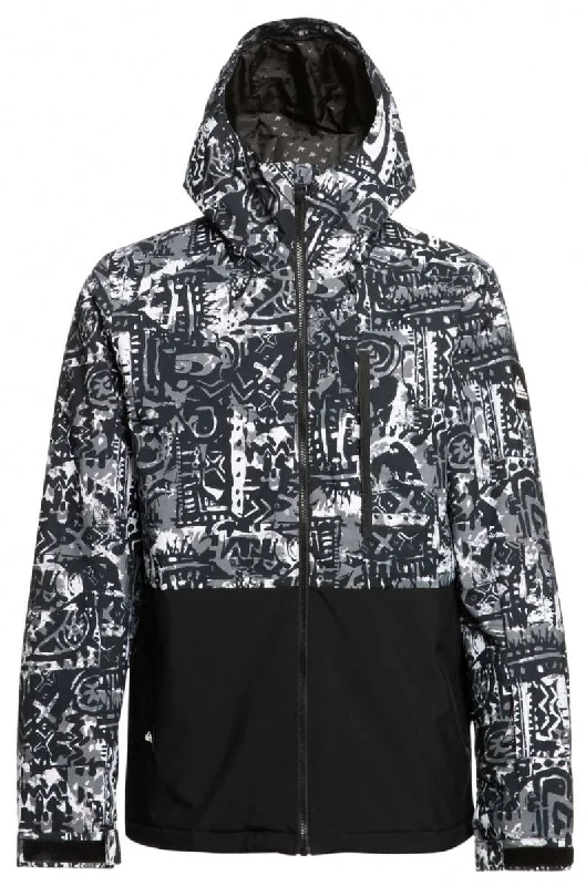 Quiksilver Mission Print Block Jacket 2024 Ribbed Jacket Pleated Jacket Ruffled Jacket