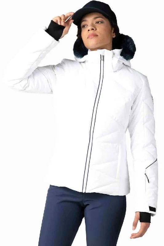 Rossignol Women's Staci Insulated Jacket 2024 Hooded Jacket Caped Jacket Shawl Collar Jacket