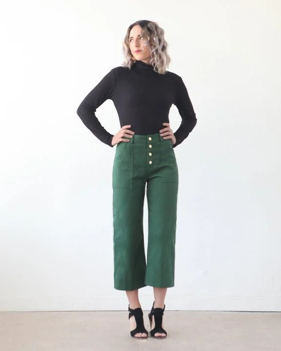 Lander Pants & Short Sewing Pattern - True Bias Jeggings Crop,