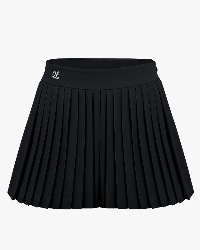 Signature Pleated Style Short Pants - Black Bootcut Clearance,