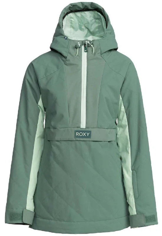 Roxy Women's Radiant Lines Pullover Jacket 2024 Anorak Shell Jacket Lightweight Jacket