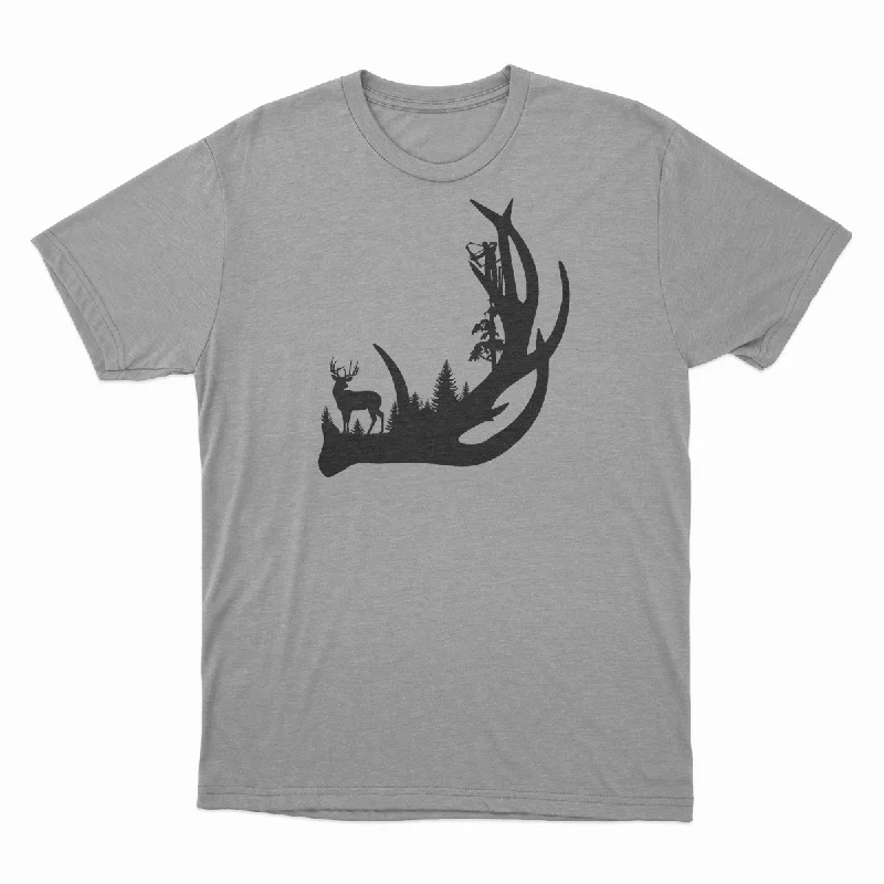 Antler - Unisex Tee Rayon Fabric Velvet Fabric Corduroy Fabric