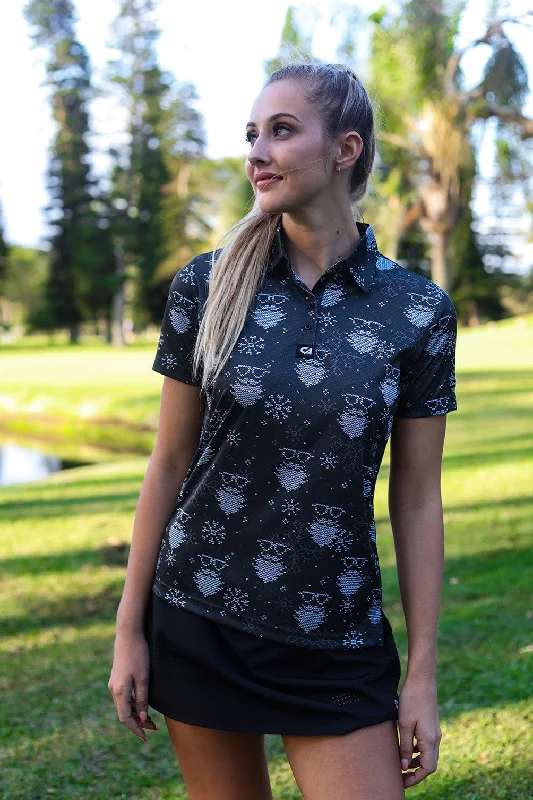 CA Ladies Funky Golf Shirt | Don't Be A Snowflake Zippered Buttoned Snapped