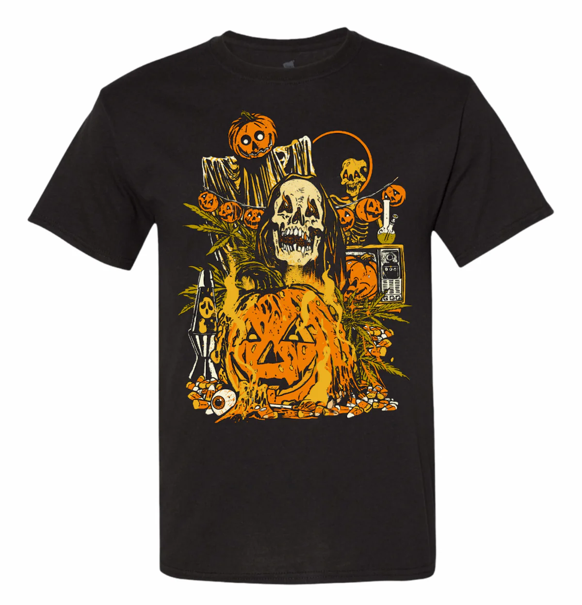 HALLOWEEN HAZE TEE Collared Crew Neck Turtle Neck