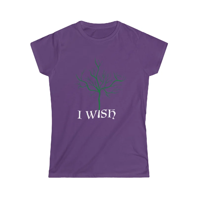 I Wish Fitted Tee Cozy Warm Stylish