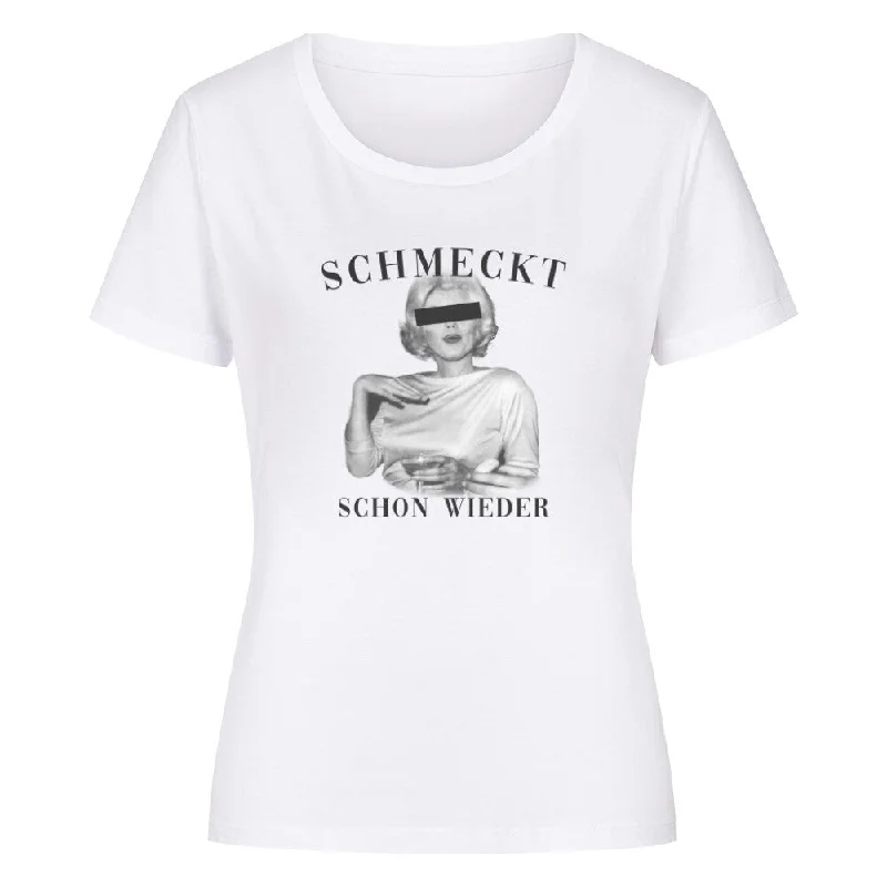 SCHMECKT MEME - Premium Shirt Damen Lace Blend Ribbed Blend Corduroy Blend