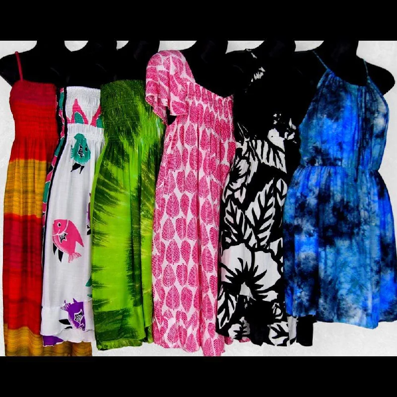 6 Piece Dresses Grab Bag  (1st Quality) ($4.00 per piece) Tunics Custom made