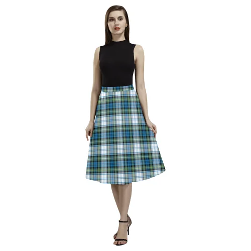 Campbell Dress Ancient Tartan Aoede Crepe Skirt Pencil Office Professional