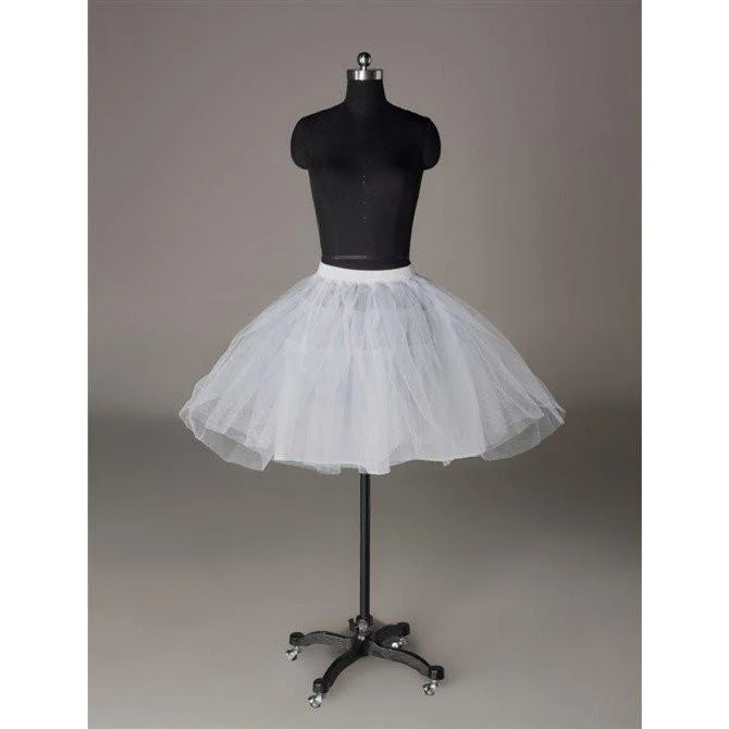 Fashion Short Wedding Dress Petticoat Accessories White LP014 Casual Short Summer