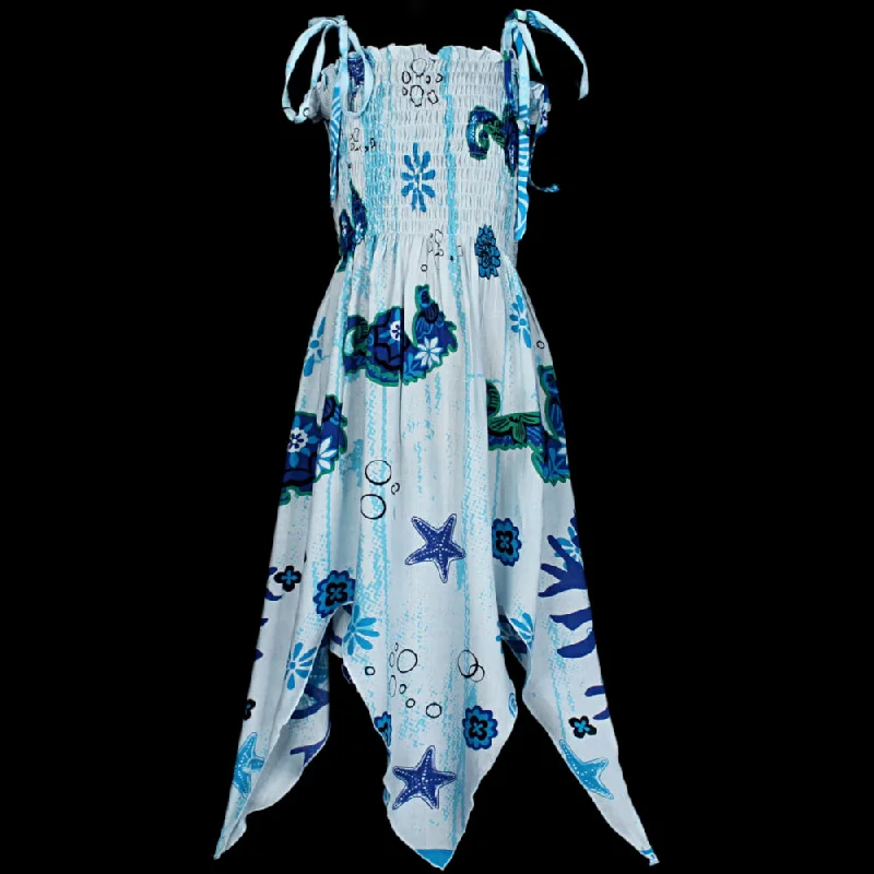 Girl's Seahorse Fairy Dress (Ages: 4, 6, 8, 10, 12) empire Waist empire