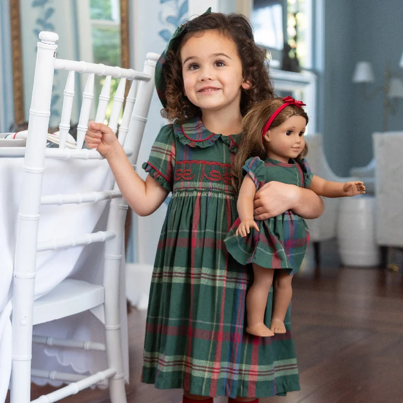 Holiday Tartan Doll Dress Tunics Sophisticated sleek