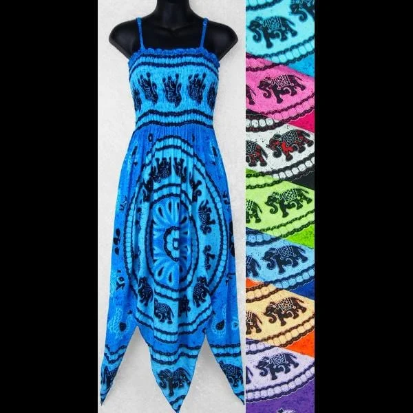 Mandala Fairy Sarong Dress Tunics Cozy soft