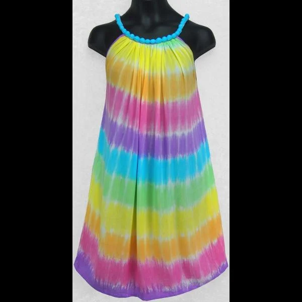 Megan's Soft Tie-Dye Dress for Girls (Ages: 4, 6, 8, 10) Tunics Versatile stylish