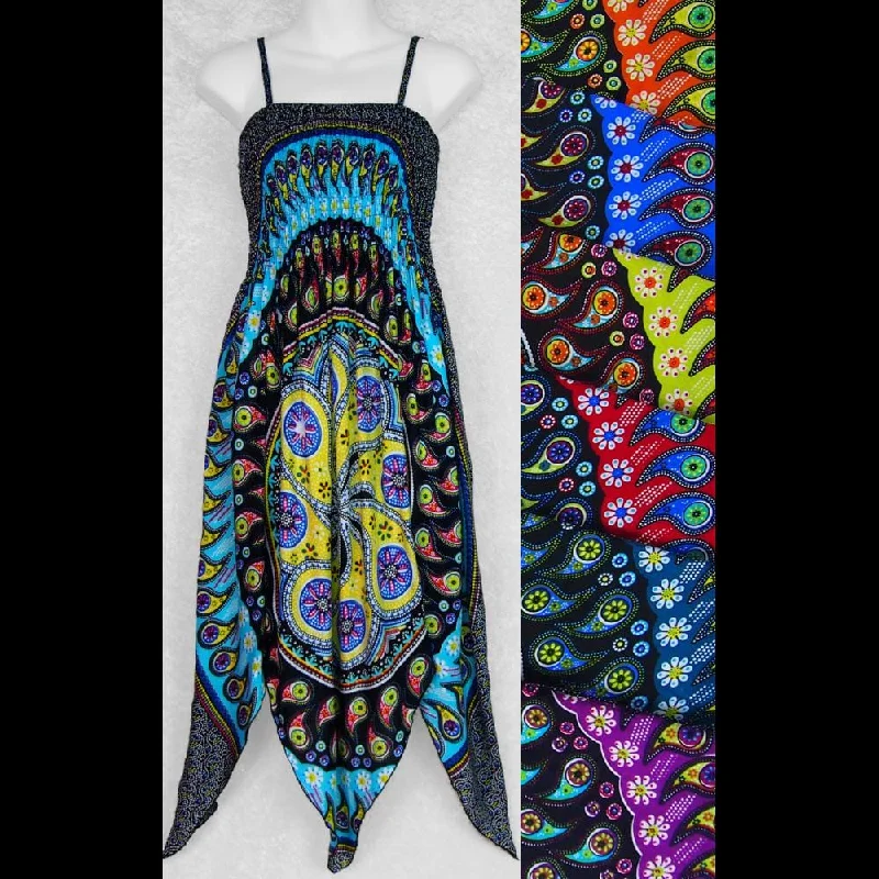 Psychedelic Mandala Fairy Dress Tunics Brand named